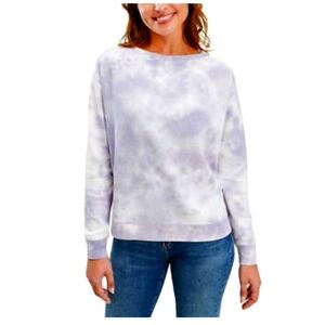 Splendid Purple Tie-Dye Sweatshirt Size M